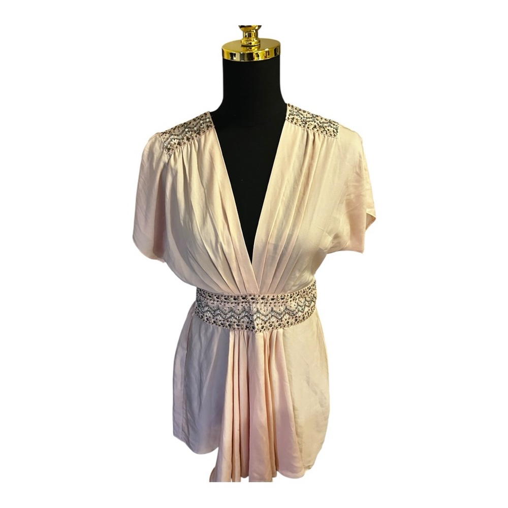 Y2K Forever 21 Blush Embellished Top